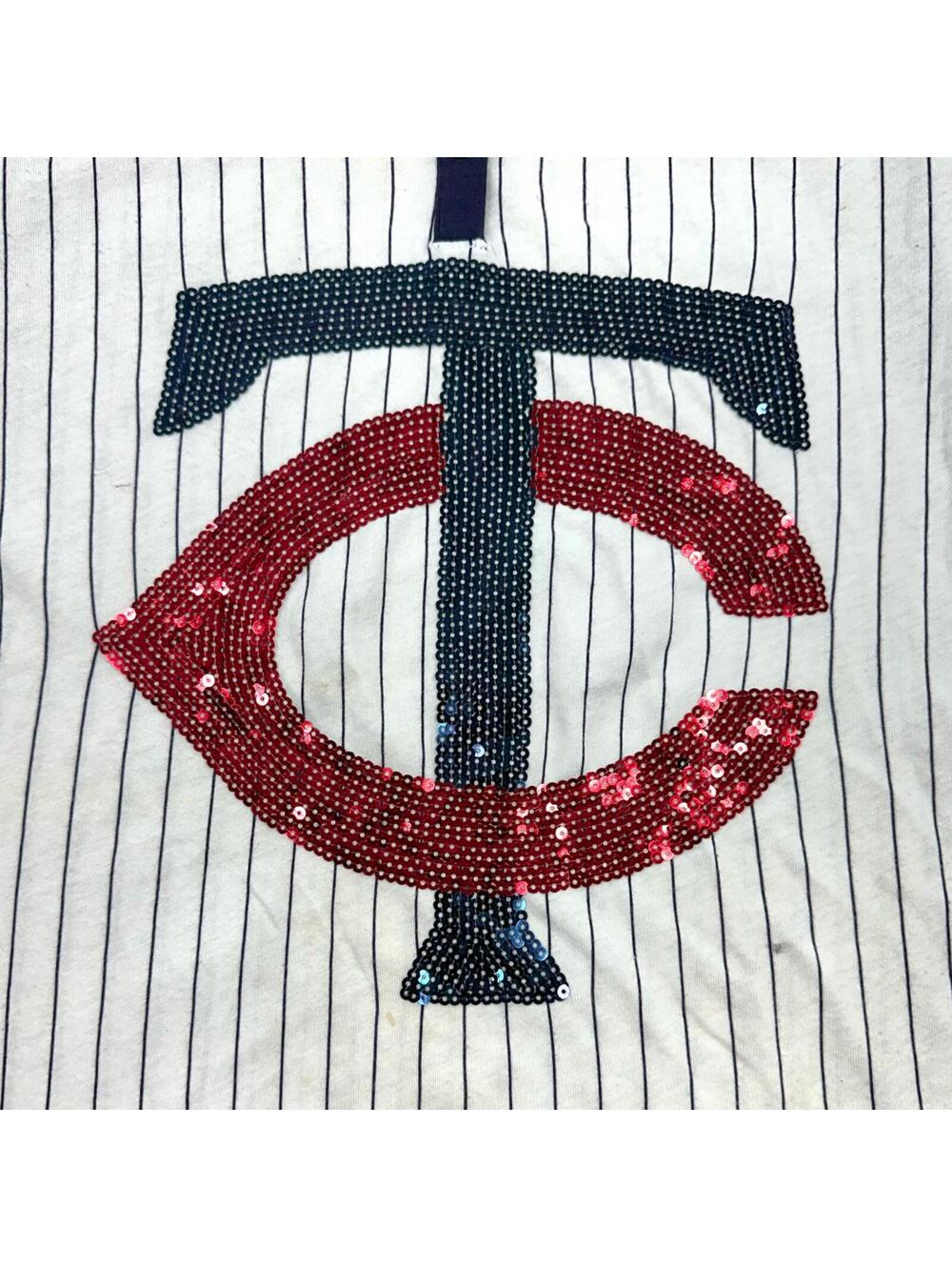 Rare Victoria's Secret PINK x MLB Minnesota Twins Sequin Jersey - Picture 4 of 8